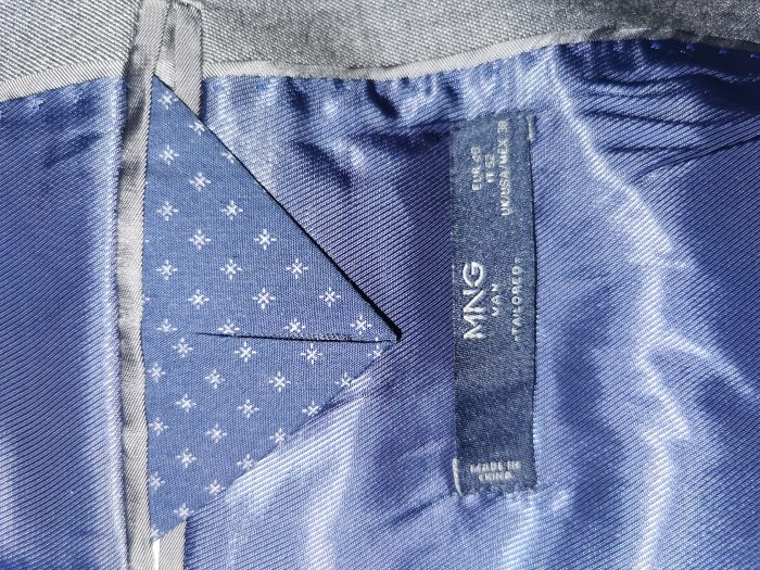 Sacou Barbati Mango Gri Inchis - imagine 3
